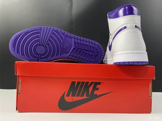 Fashionable RETRO JORDAN CD0461- 822 AIR COURT 1 PURPLE HIGH 0114